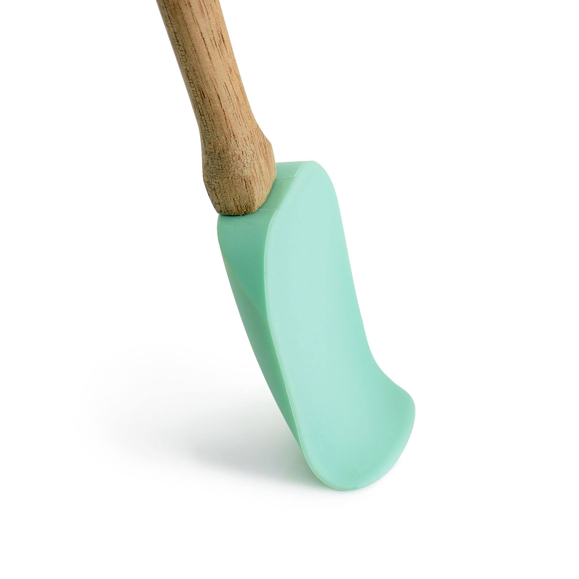 Martha Stewart Everyday Mint Silicone Mini Spoonula and Brush Utensil Set